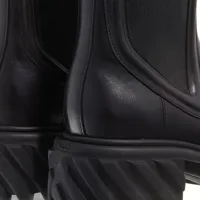 off-white bottes & bottines, tractor motor chelsea boot en noir - pour dames