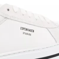copenhagen sneakers, cph181 leather mix en blanc - pour dames