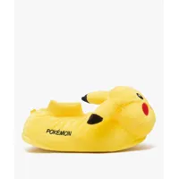 chaussons garçon en volume pikachu - pokemon