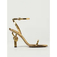heeled sandals bottega veneta woman color gold