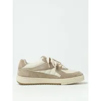 palm angels sneakers in suede and cotton canvas