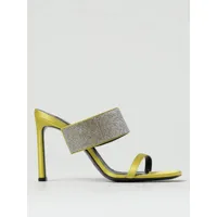 heeled sandals sergio rossi woman color green