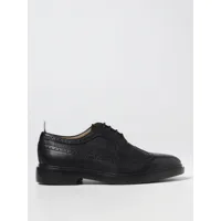 thom browne derby shoes in grained leather