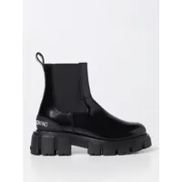 love moschino ankle boots in brushed leather
