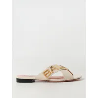 flat sandals bally woman color white
