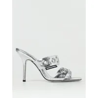 heeled sandals dsquared2 woman color silver