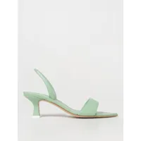 heeled sandals 3juin woman color turquoise