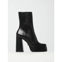 versace ankle boots in smooth leather