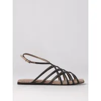 brunello cucinelli sandal in leather with jewel