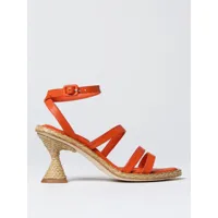 heeled sandals paloma barcelò woman color orange