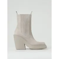 flat ankle boots vic matié woman color white