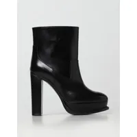 alexander mcqueen ankle boots in brushed leather