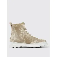camper brutus ankle boots in painted effect leather