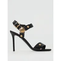 heeled sandals balmain woman color black