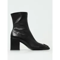 flat ankle boots courrèges woman color black