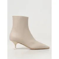 flat ankle boots 3juin woman color ivory