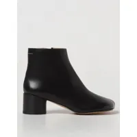 flat ankle boots mm6 maison margiela woman color black