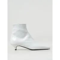 flat ankle boots toteme woman color white