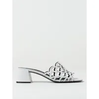 heeled sandals sergio rossi woman color white
