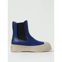 marni pablo leather ankle boots with logo