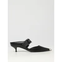 alexander mcqueen punk pumps in leather with strap