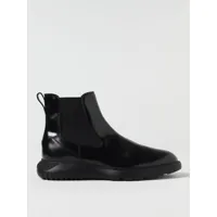 hogan h600 ankle boots in brushed leather