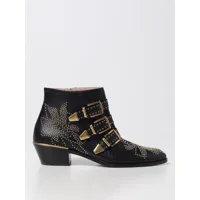 chloé susan leather ankle boots with studs