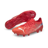puma ultra 1.3 fg/ag faster footbal pack football boots rouge eu 39