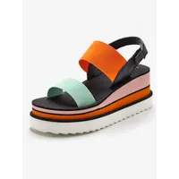 sandales design cool et tendance en duo de couleurs - lascana - multi