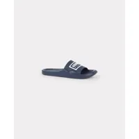 kenzo mules 'pool' homme bleu nuit - taille 45