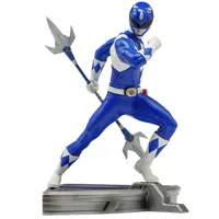 power rangers mighty blue ranger art scale figure bleu