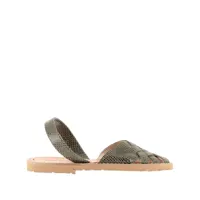sandales plates en cuir avarca compostelle