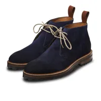 desert boots firmo 393 veau velours bleu - 41 / bleu foncé