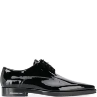 dsquared2 men's leather loafers black 7