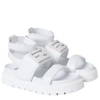 fendi girls sandals ff logo white eu35