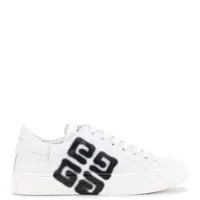 givenchy unisex 4g spray paint sneakers in white eu 31