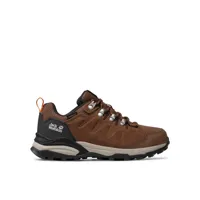 jack wolfskin chaussures de trekking refugio texapore low w 4050821 marron