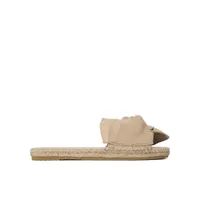 manebi espadrilles sandals with knot m 1.1 jk beige