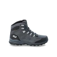 jack wolfskin chaussures de trekking refugio texapore mid m 4049841 gris