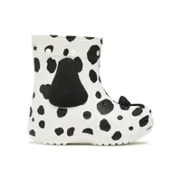 crocs bottes de pluie crocs classic i am dalmatian boot t 209079 blanc