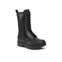 coach bottines tasha leather boot cn100 noir