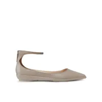 calvin klein chaussures basses wrapped ankle strap ballerina hw0hw01840 gris