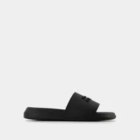 sandales - alexander mcqueen - cuir - noir