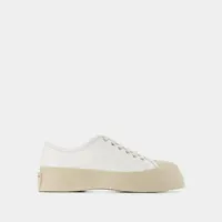 sneakers pablo lace-up - marni - cuir - blanc