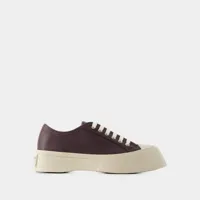 sneakers pablo - marni - cuir - cacao