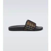 burberry mules vintage check