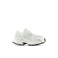 new balance enfant 530 bungee en blanc/vert, synthetic, taille 22.5