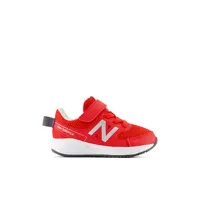 new balance enfant 570v3 bungee lace with top strap en rouge/gris, synthetic, taille 23.5