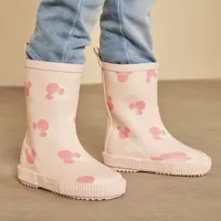 bottes de pluie imprimé minnie disney pour bébé fille - rose