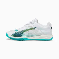 puma chaussures de handball accelerate nitro™ sqd, blanc/bleu/vert